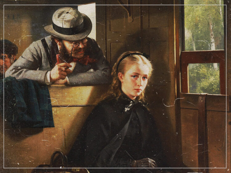 Berthold Woltze - The Irritating Gentleman - 1874 - Art