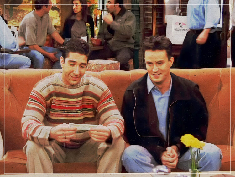 David Schwimmer - Matthew Perry - Ross - Chandler - Friends