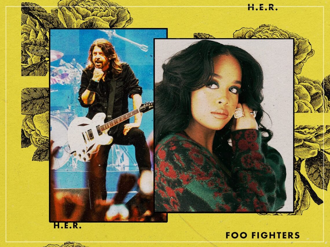 Foo Fighters - H.E.R - Dave Grohl - Split - 2023