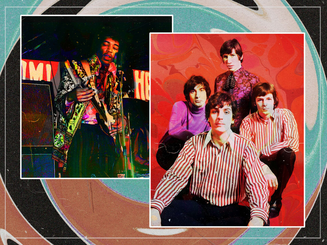 Jimi Hendrix - Pink Floyd - 1960s - Tour - Split