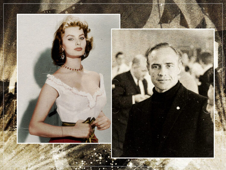 Sophia Loren - Marlon Brando - Split