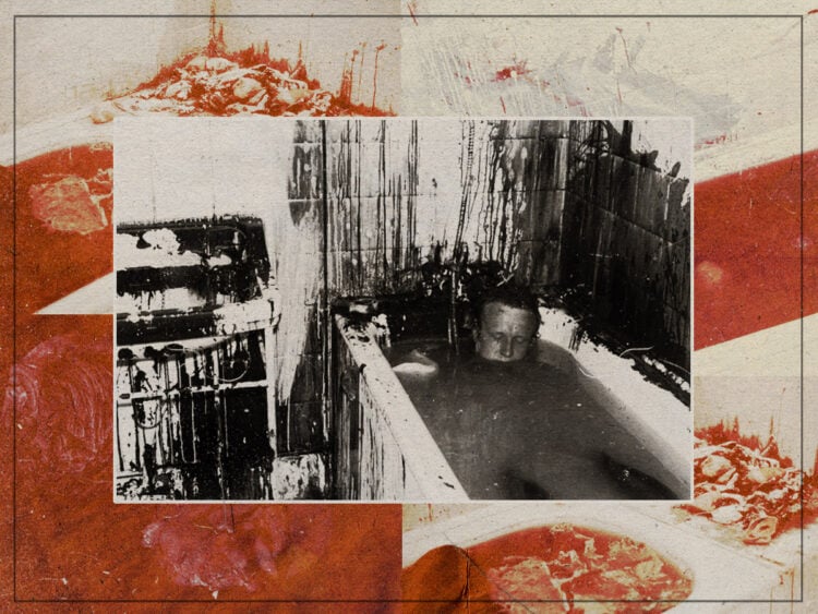 Stuart Brisley- the man who bathed in maggots for two weeks - Art