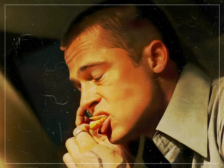 Brad Pitt - Eating