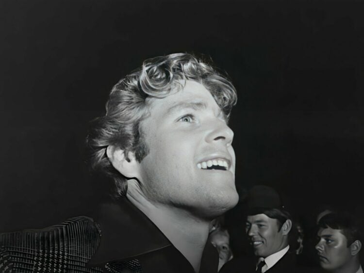 Photograph of the American film star Ryan O’Neal during his visit to Finland (around June 22).