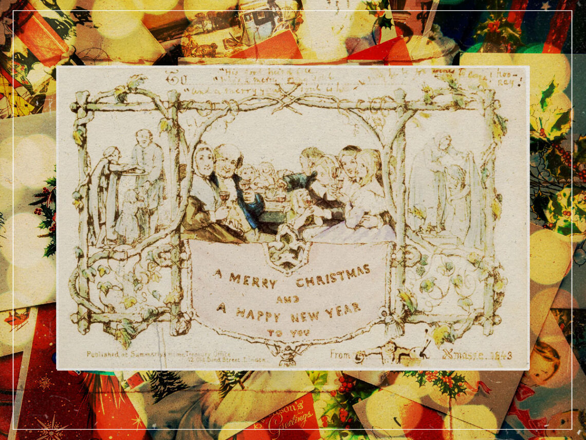 What was the first-ever Christmas card?