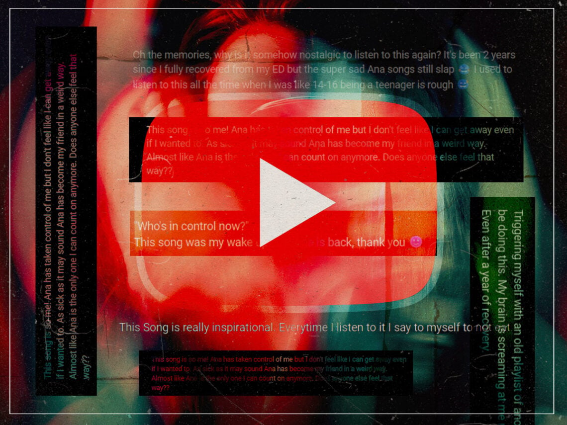 I swear this song brainwashes me- Understanding YouTube's potentially fatal eating disorder playlists - 2024