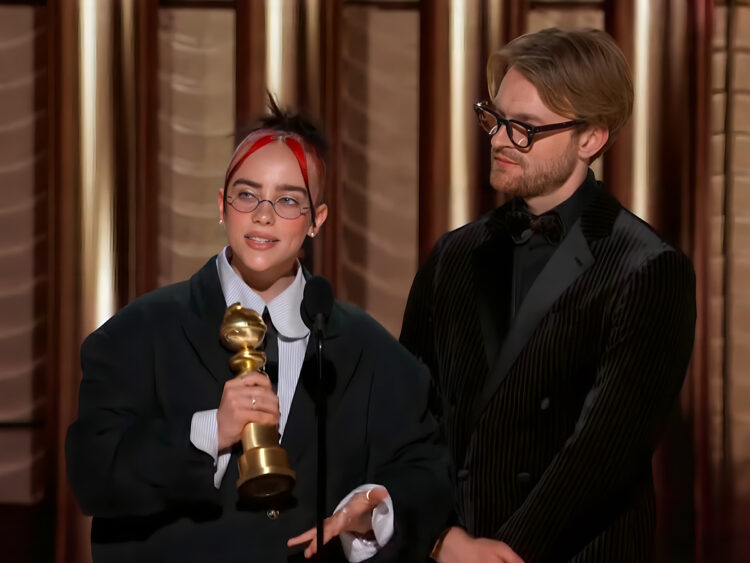 Billie Eilish - Finneas - Golden Globes 2024
