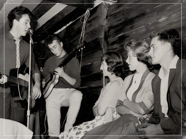 Paul McCartney - John Lennon - Casbah Coffee Club - The Beatles - The Quarrymen