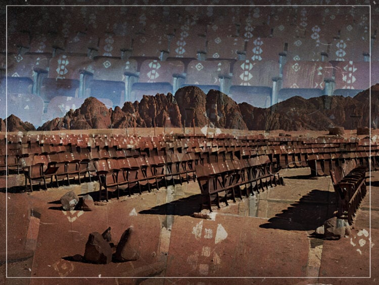 End of the World Cinema - a theatre abandoned in the Egyptian desert