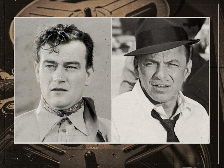 John Wayne - Frank Sinatra - Split