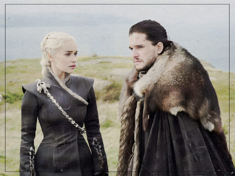 Kit Harrington - Jon Snow - Daenerys Targaryen - Emilia Clarke - Game Of Thrones - HBO