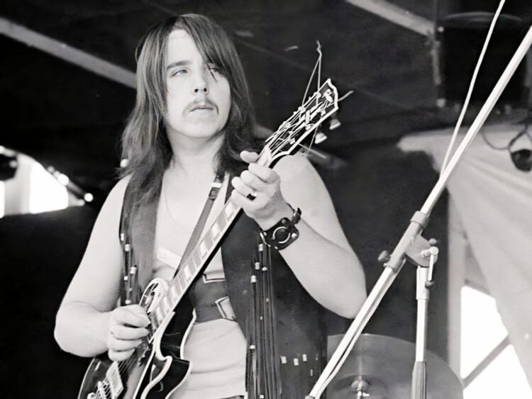 Leslie Harvey at Kralingen Music Festival, 1970