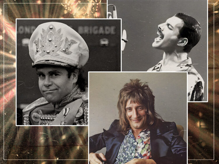 Rod Stewart - Freddie Mercury - Elton John - Split