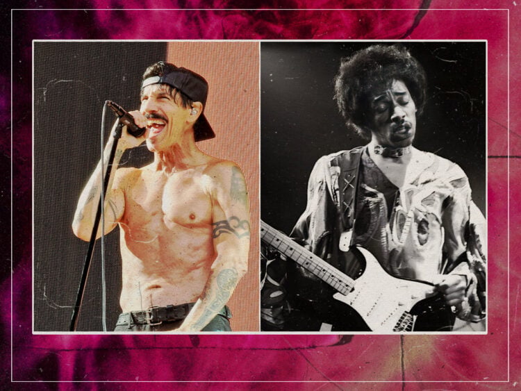 Anthony Kiedis - Red Hot Chilli Peppers - Jimi Hendrix - Split