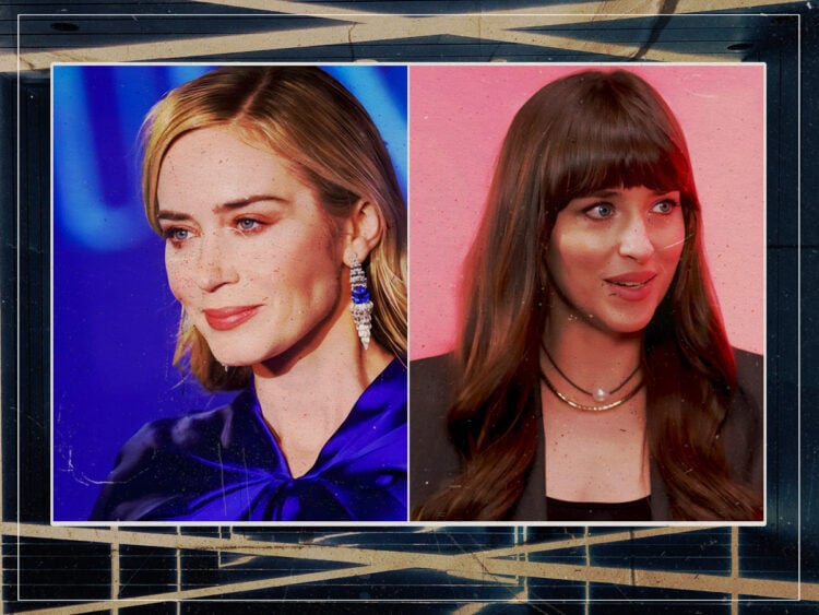 Emily Blunt - Dakota Johnson - Split