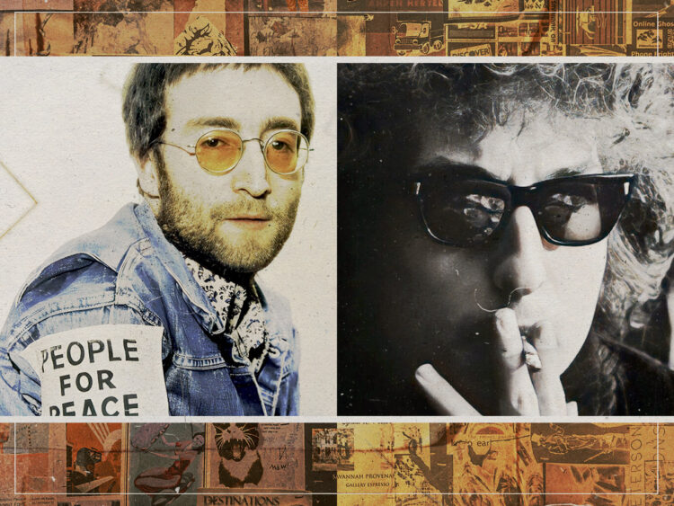 John Lennon - Bob Dylan - Split
