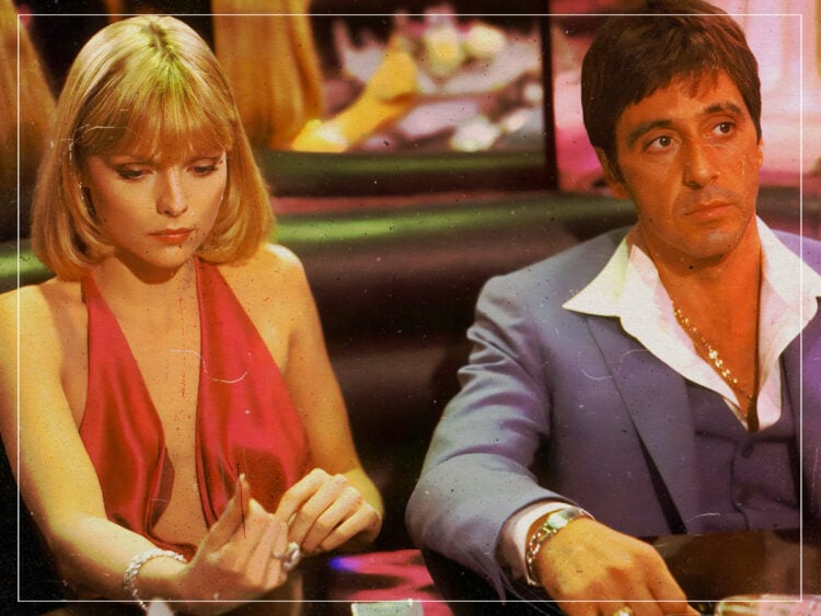 Michelle Pfeiffer and Al Pacino - Scarface - 1983