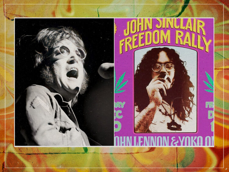 John Lennon - John Sinclair - Free John Sinclair Concert - Split