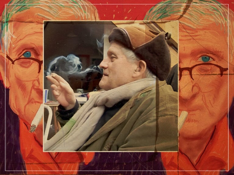 David Hockney - Artist - Smoking