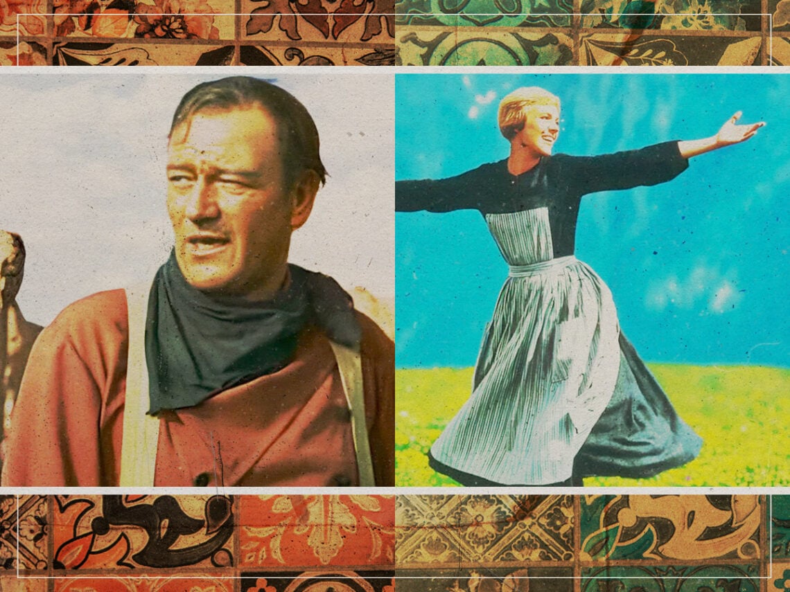 John Wayne - Julie Andrews - Split