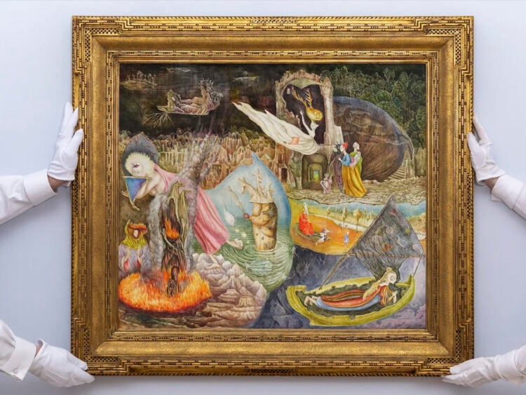 Leonora Carrington - Les Distractions de Dagobert, 1945 - Sothebys - 2024