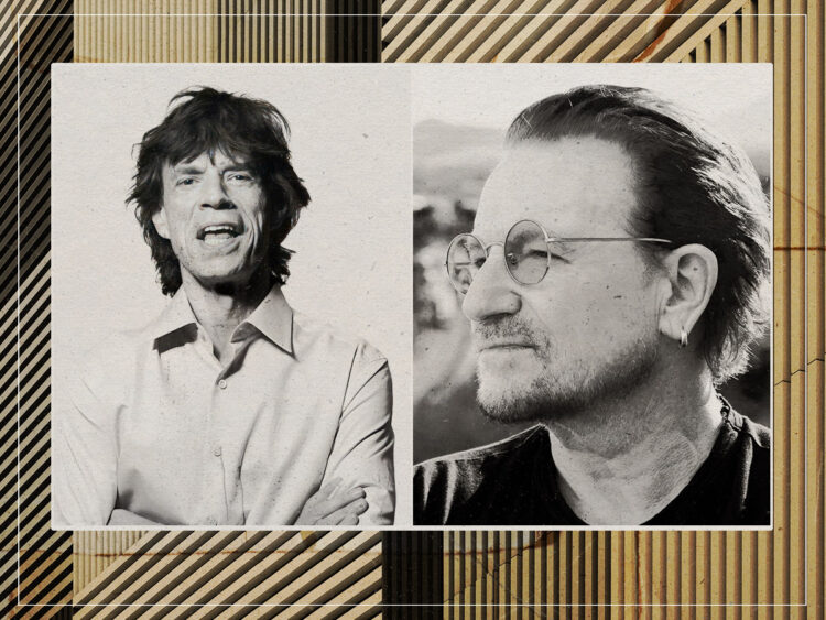 Mick Jagger - Bono - Split