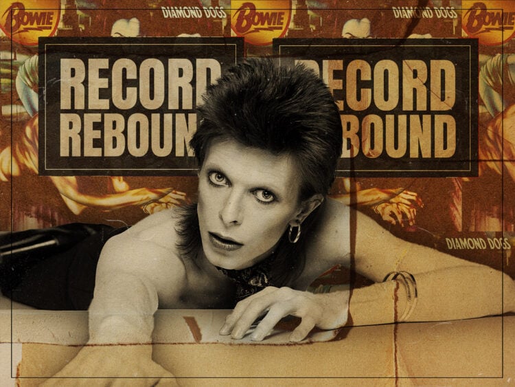 Record Rebound - David Bowie - Diamond Dogs - 1974