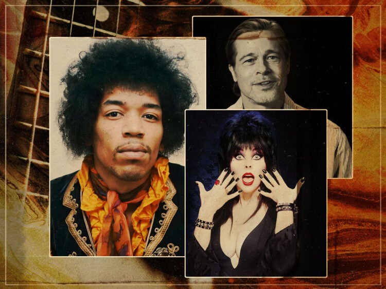 Jimi Hendrix - Brad Pitt - Elvira - Split