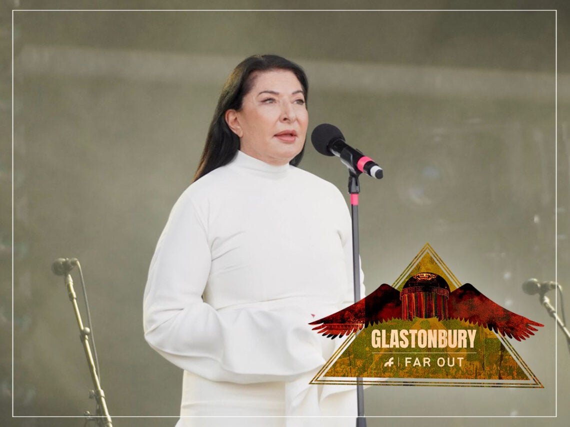 Marina Abramović - Serbian conceptual artist - Glastonbury 2024