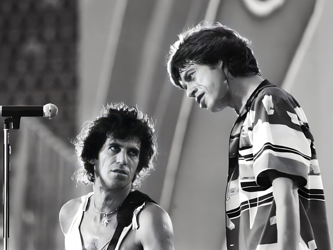 Mick Jagger - Keith Richards - The Rolling Stones - 1982