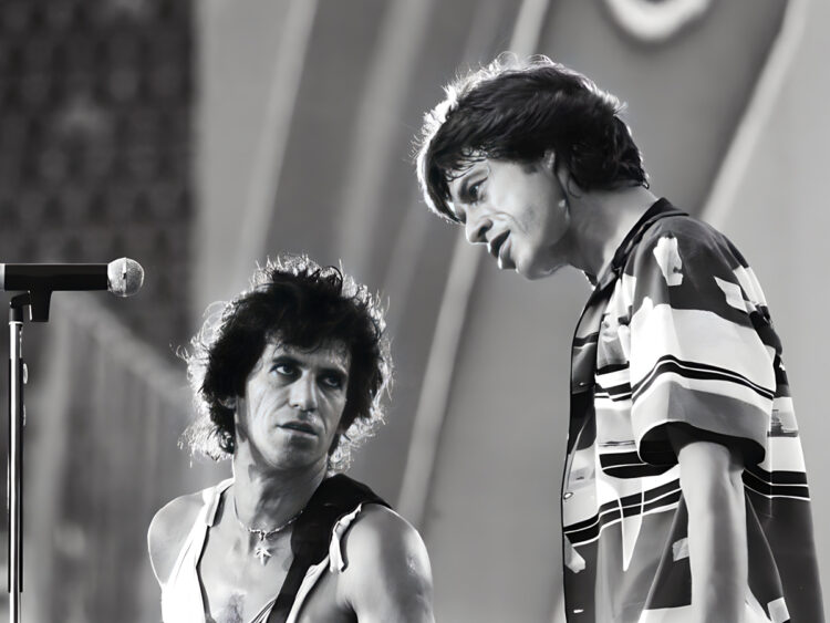 Mick Jagger - Keith Richards - The Rolling Stones - 1982
