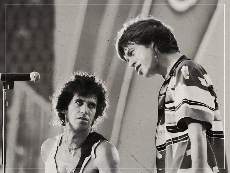 Mick Jagger - Keith Richards - The Rolling Stones - 1982