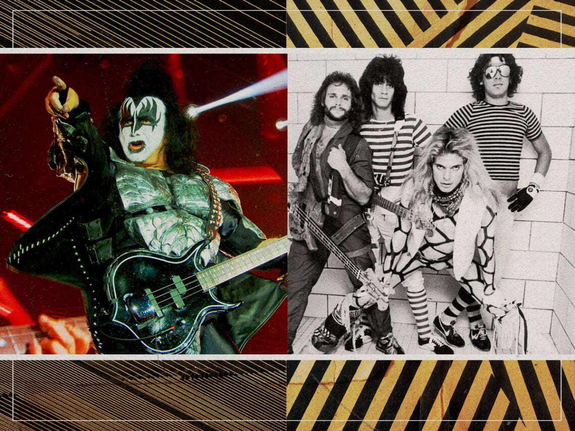 Gene Simmons - Kiss - Van Halen - Split