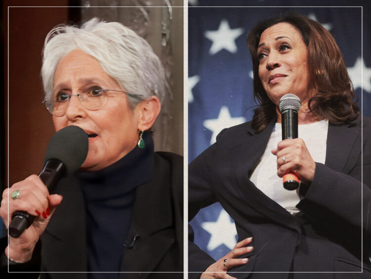 Joan Baez - Kamala Harris - Split