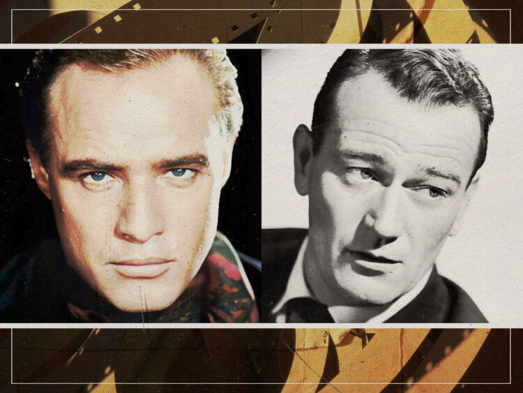 Marlon Brando - John Wayne - Split