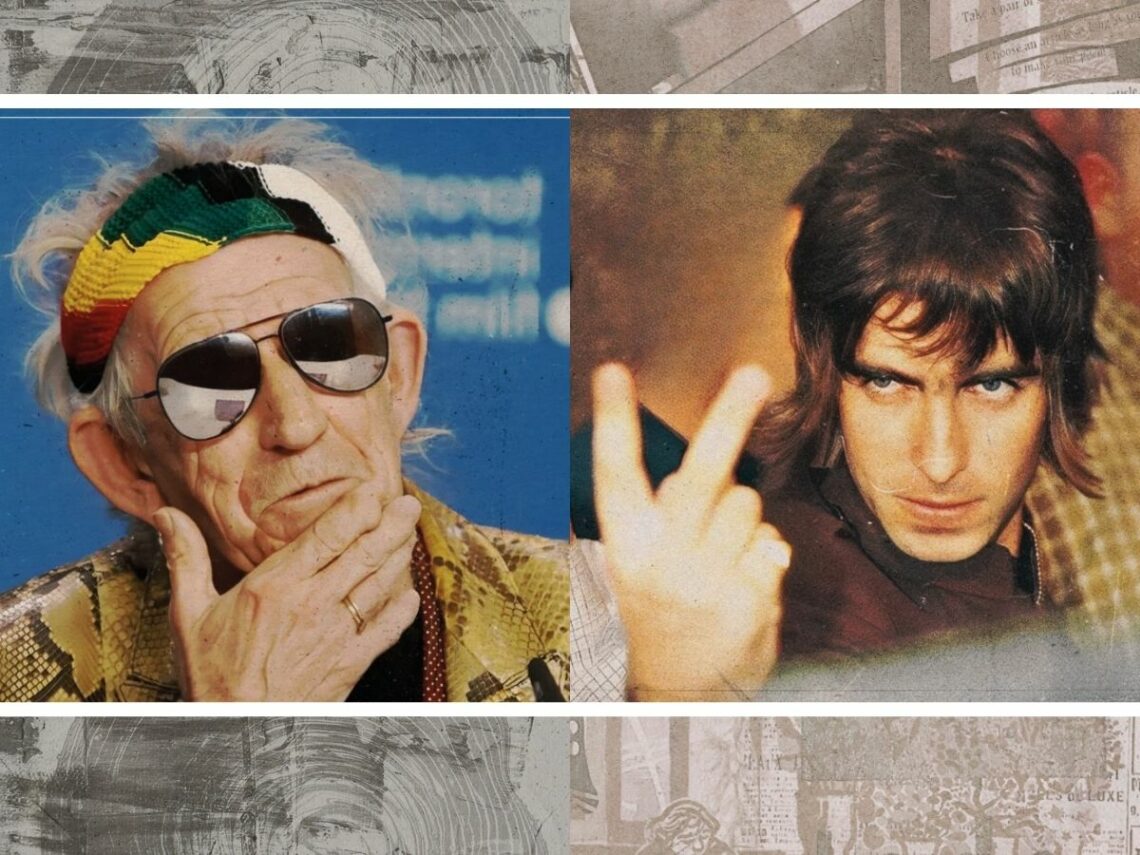 Keith Richards - Liam Gallagher - Oasis - Far Out Magazine