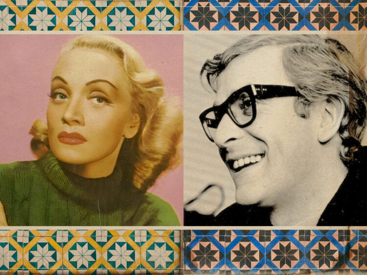 Marlene Dietrich - Michael Caine - Split