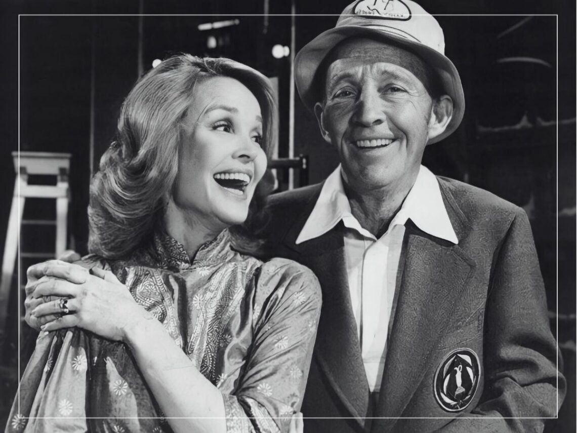 Photo of Bing and Kathryn Crosby from his 1976 television Christmas special.