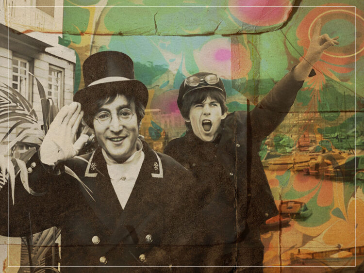 John Lennon - Keith Richards - 1960s - Torquay - Trip - Split