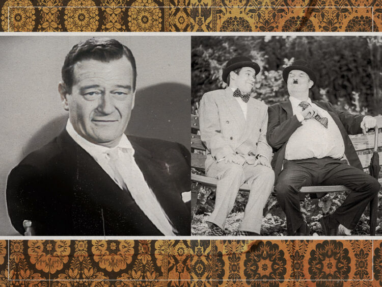 John Wayne - Laurel and Hardy - Split