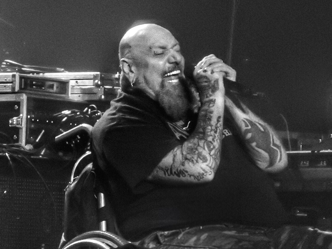 Paul Di'Anno supporting KK's Priest at SWG3, Glasgow, UK, October 2023