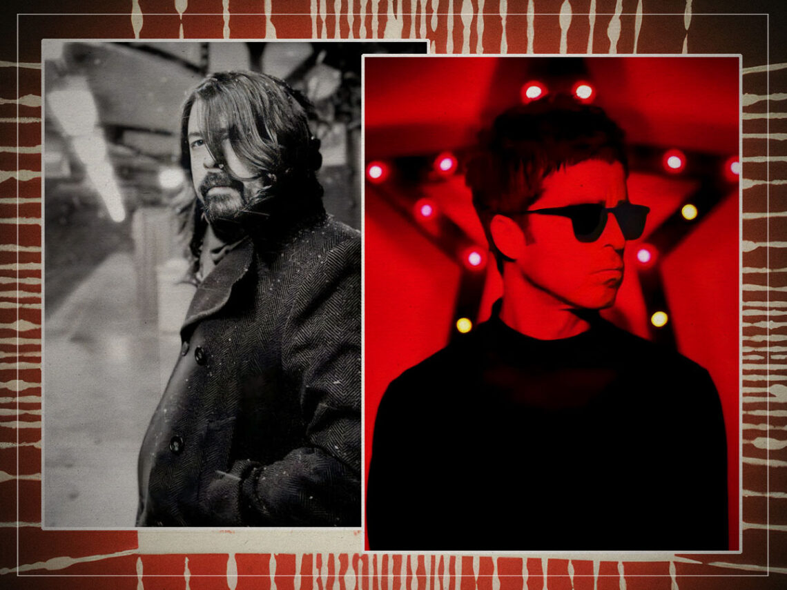 Dave Grohl - Noel Gallagher - Foo Fighters - Oasis - Split