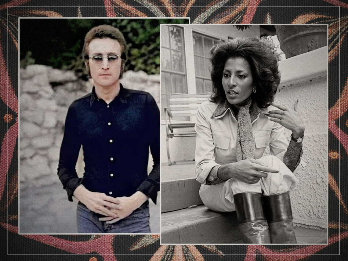 John Lennon - Pam Grier - 1970s - Split