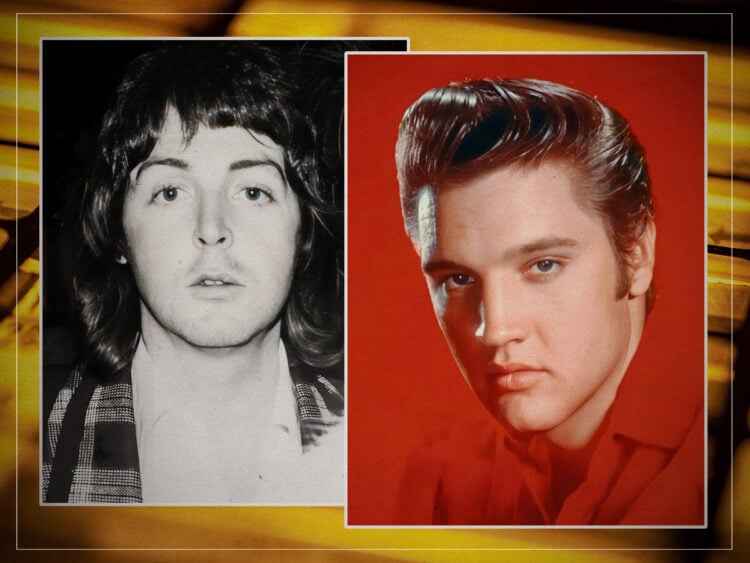 Paul McCartney - Elvis Presley - Split
