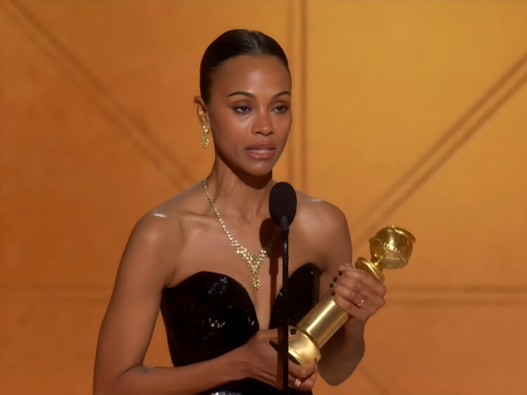 Zoe Saldaña - Actor - Actress - Golden Globe Winner 2025 - Emila Perez