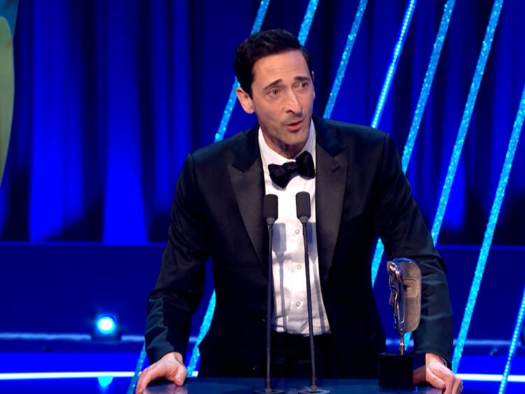 Adrien Brody - The Brutalist - Best Leading Actor - BAFTAs - 2025