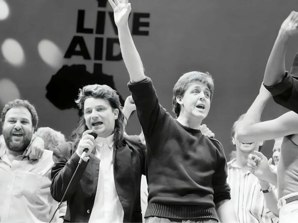 Bono - Paul McCartney - Live Aid - Far Out Magazine