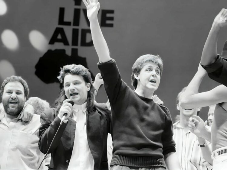 Bono - Paul McCartney - Live Aid - Far Out Magazine