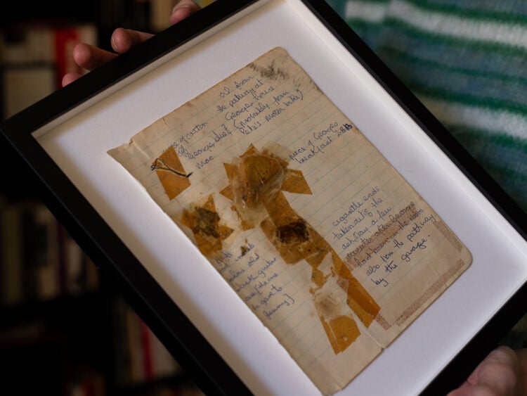 George Harrison’s unfinished toast from breakfast in 1963 bought by Beatles fan - 2025