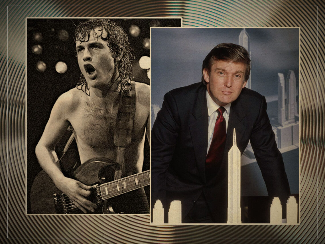ACDC - Angus Young - Donald Trump - Split
